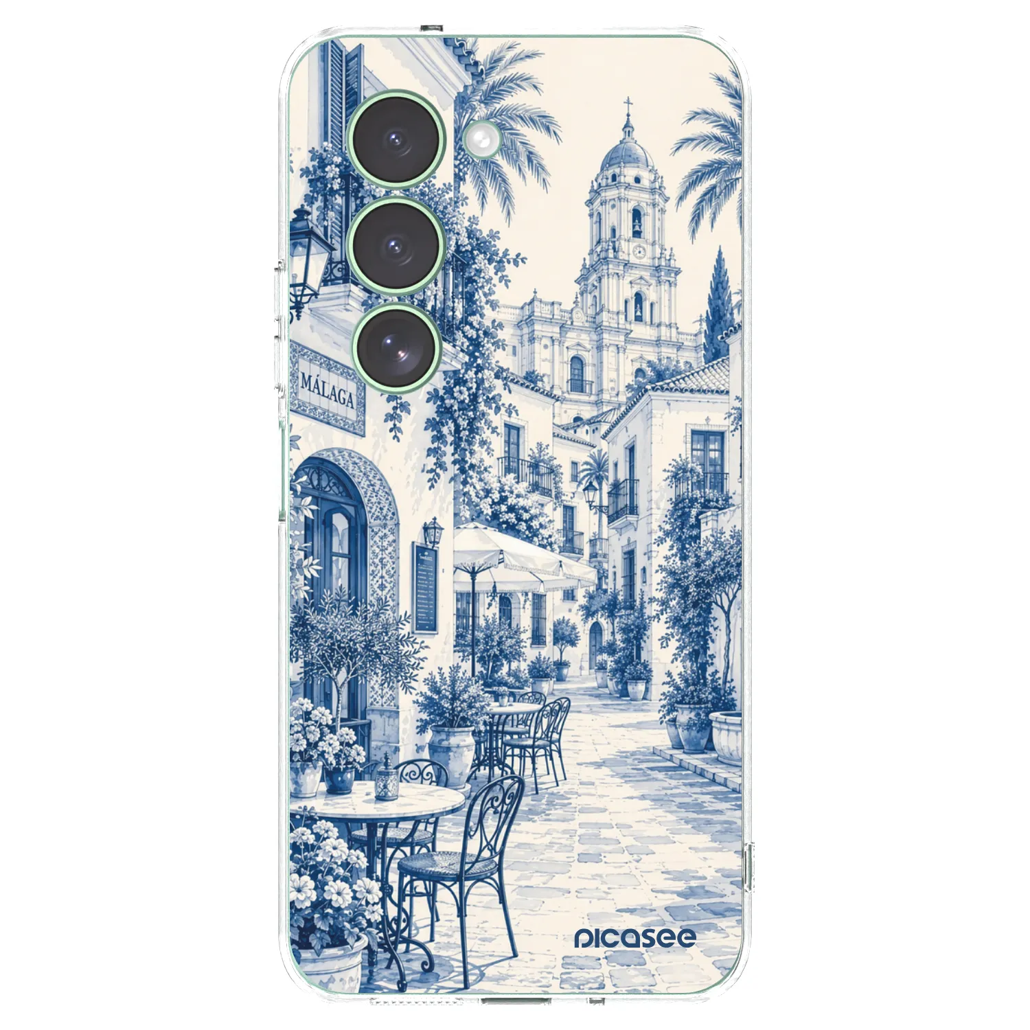 Picasee silikónový prehľadný obal pre Xiaomi Redmi 15 5G - Calle Azul