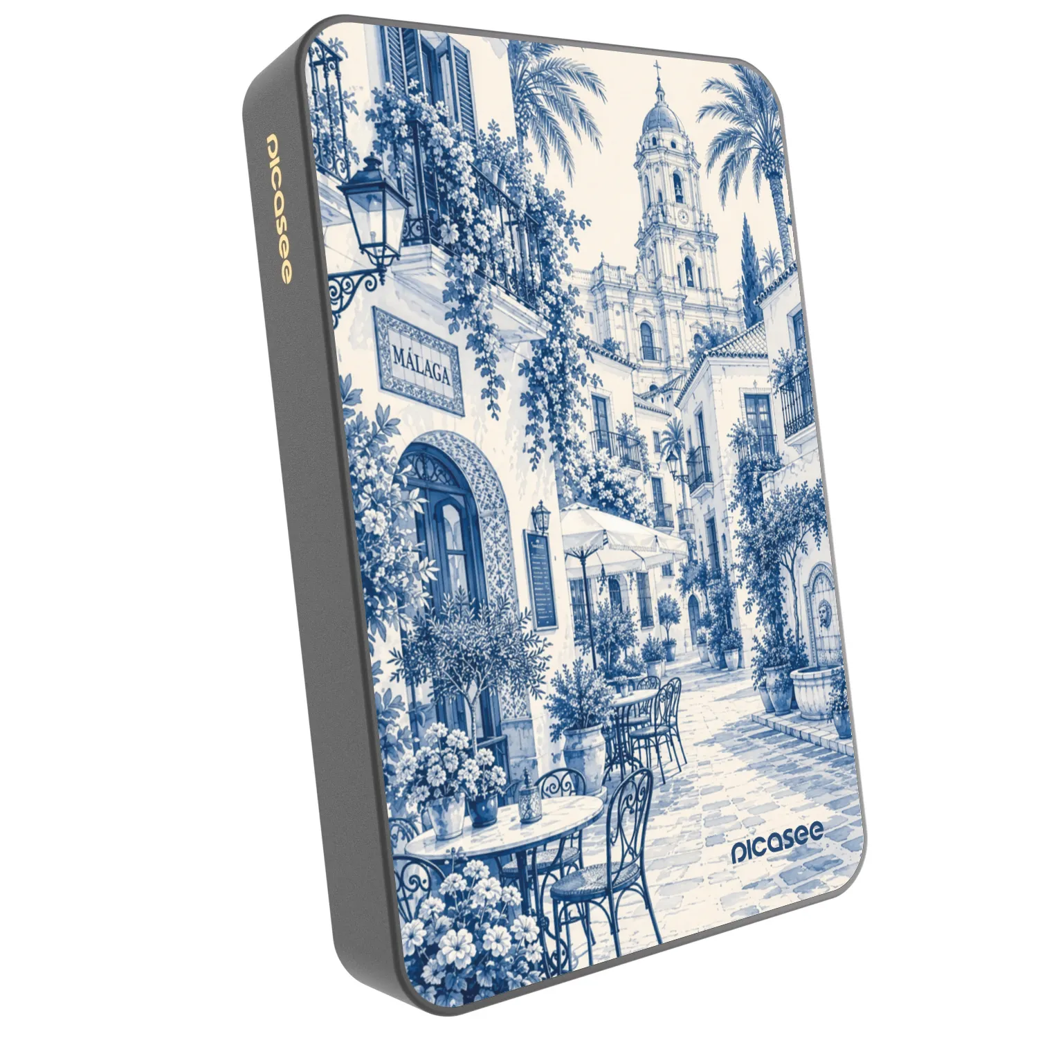Picasee Powerbanka s MagSafe 10 000 mAh Šedá - Calle Azul