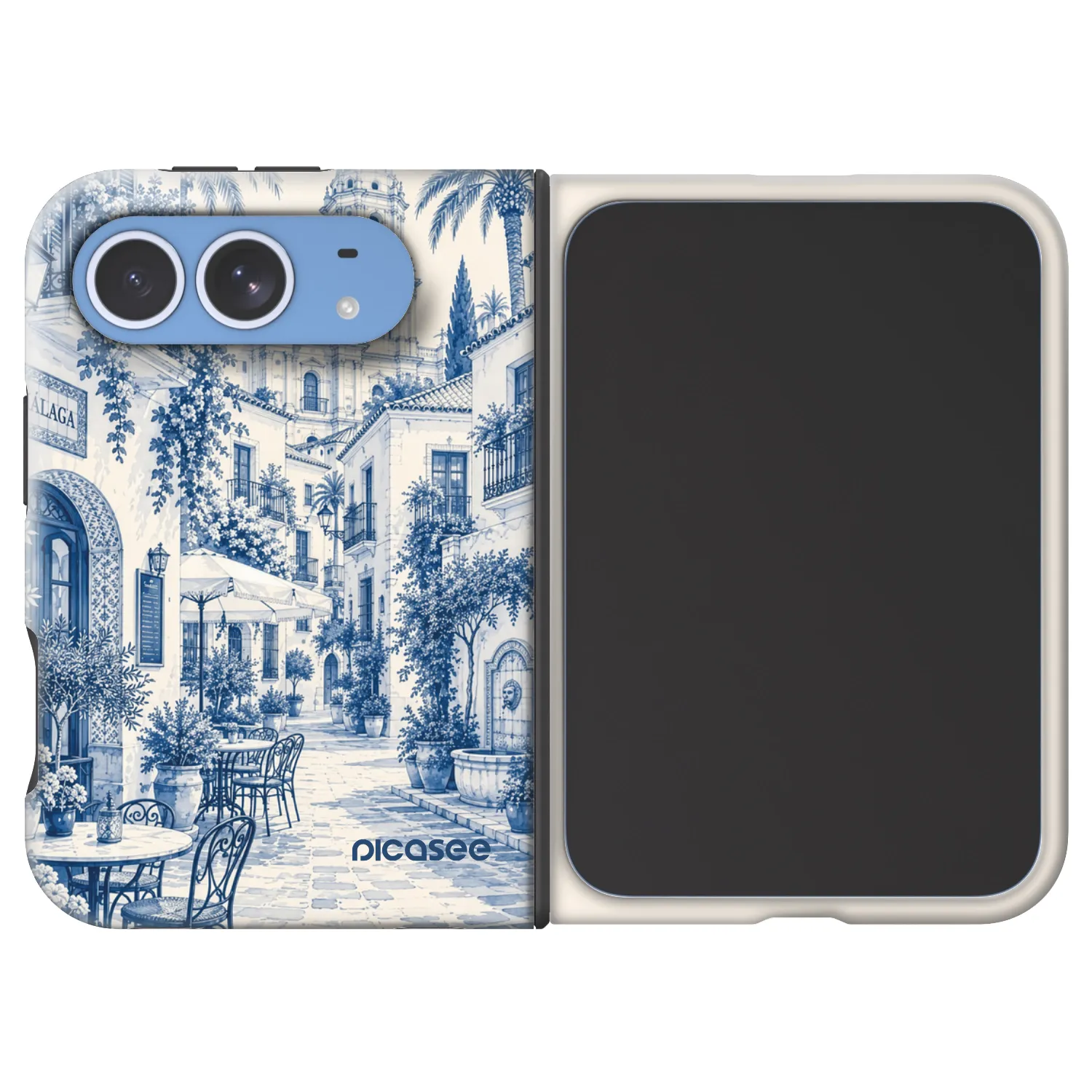 Picasee Fashion Case MagSafe pre Apple iPhone Duo - Calle Azul