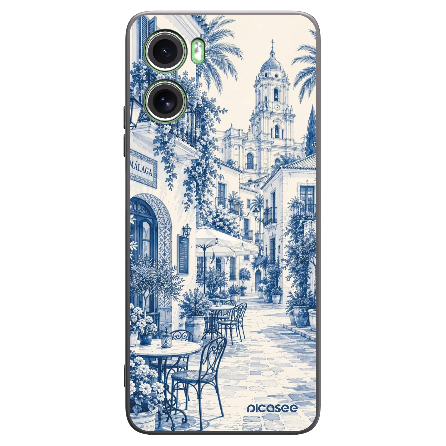 Picasee silikónový čierny obal pre Motorola Moto G06 - Calle Azul
