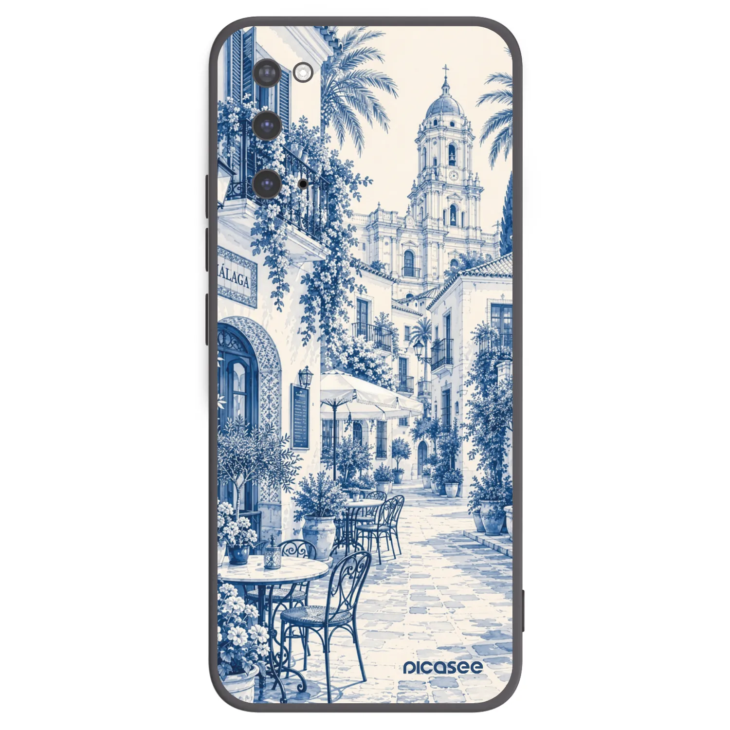Picasee silikónový čierny obal pre Samsung Galaxy S20 G980F - Calle Azul