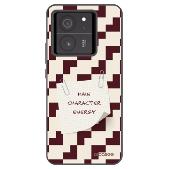 Picasee silikónový čierny obal pre Xiaomi 13T Pro - Lead Role