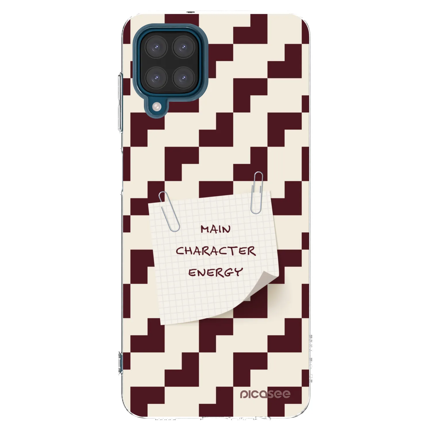 Picasee silikónový prehľadný obal pre Samsung Galaxy A12 A125F - Lead Role