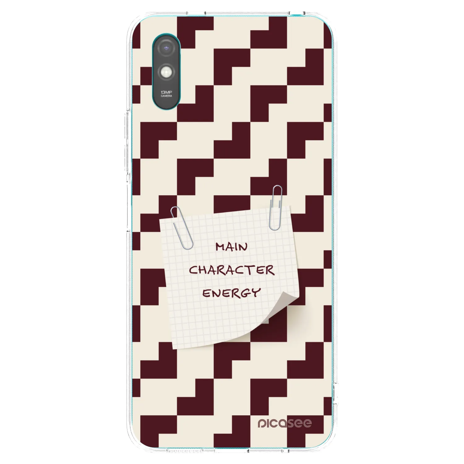 Picasee silikónový prehľadný obal pre Xiaomi Redmi 9AT - Lead Role