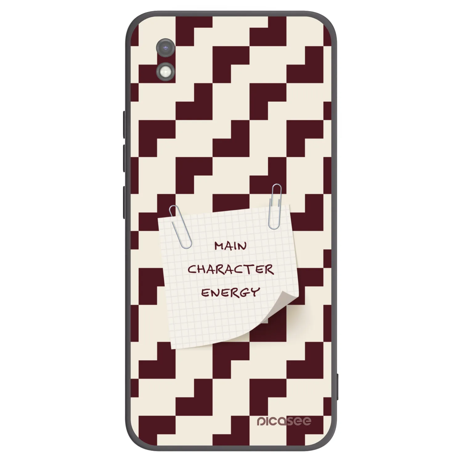 Picasee silikónový čierny obal pre Xiaomi Redmi 9AT - Lead Role