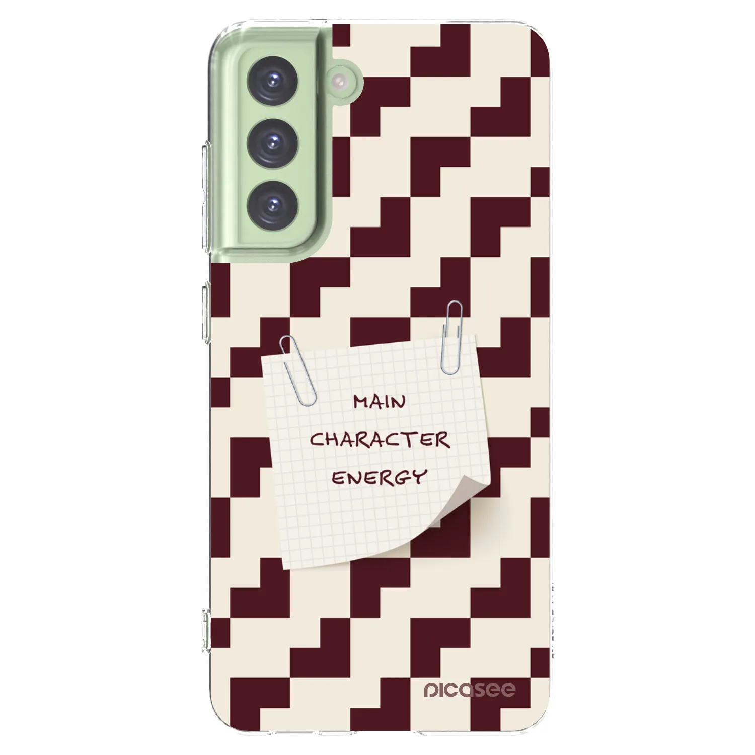 Picasee silikónový prehľadný obal pre Samsung Galaxy S21 FE 5G - Lead Role