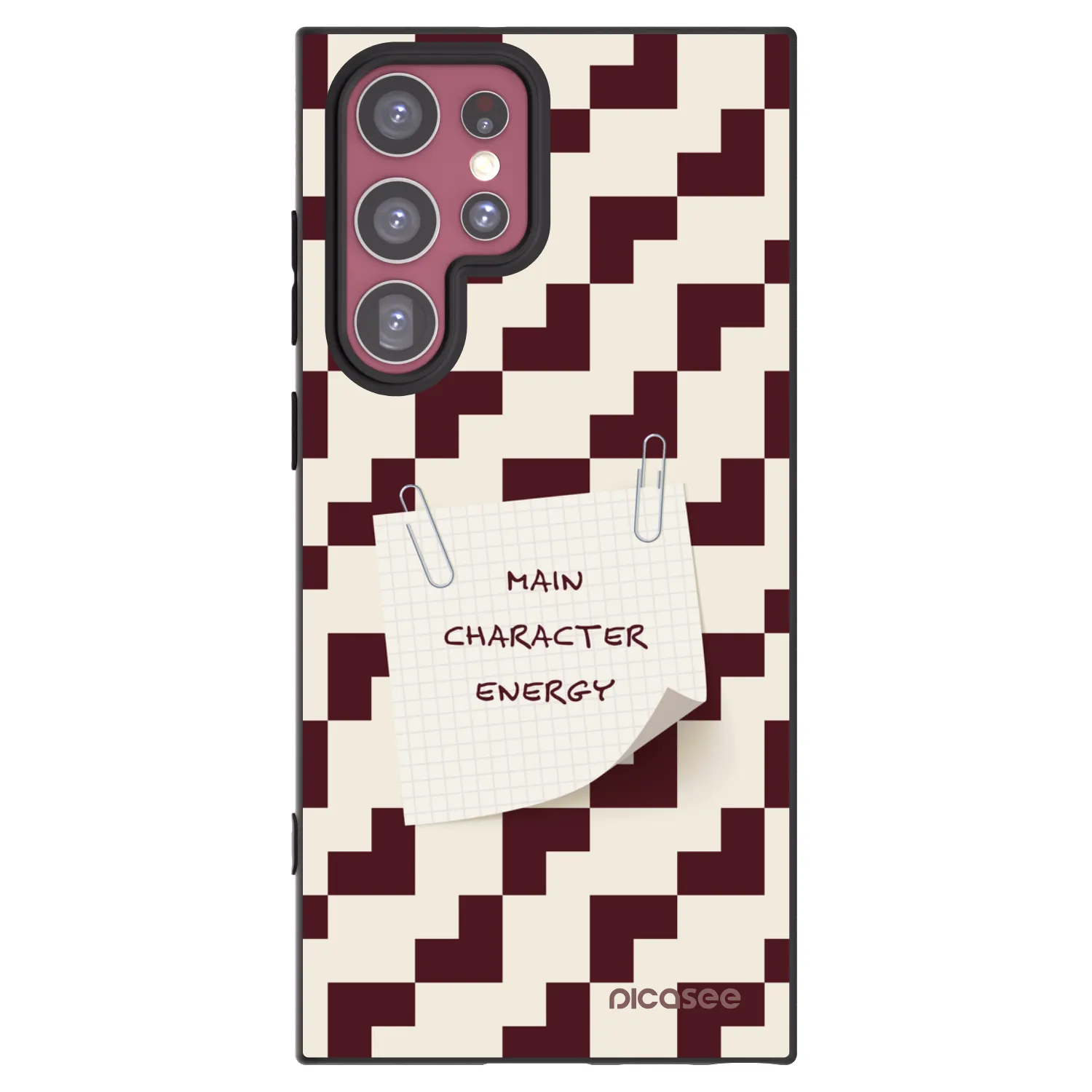 Picasee silikónový čierny obal pre Samsung Galaxy S22 Ultra 5G - Lead Role