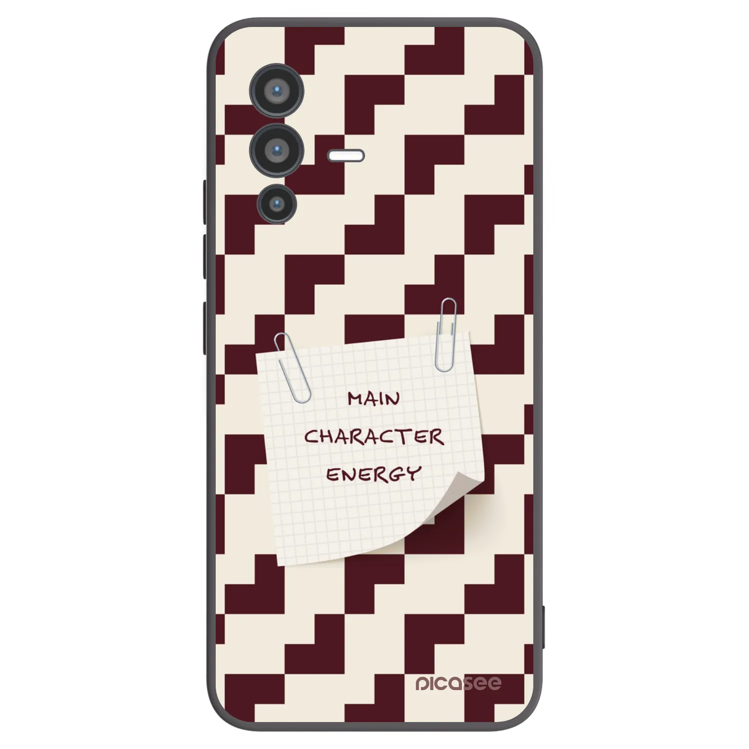 Picasee silikónový čierny obal pre Vivo V23 5G - Lead Role