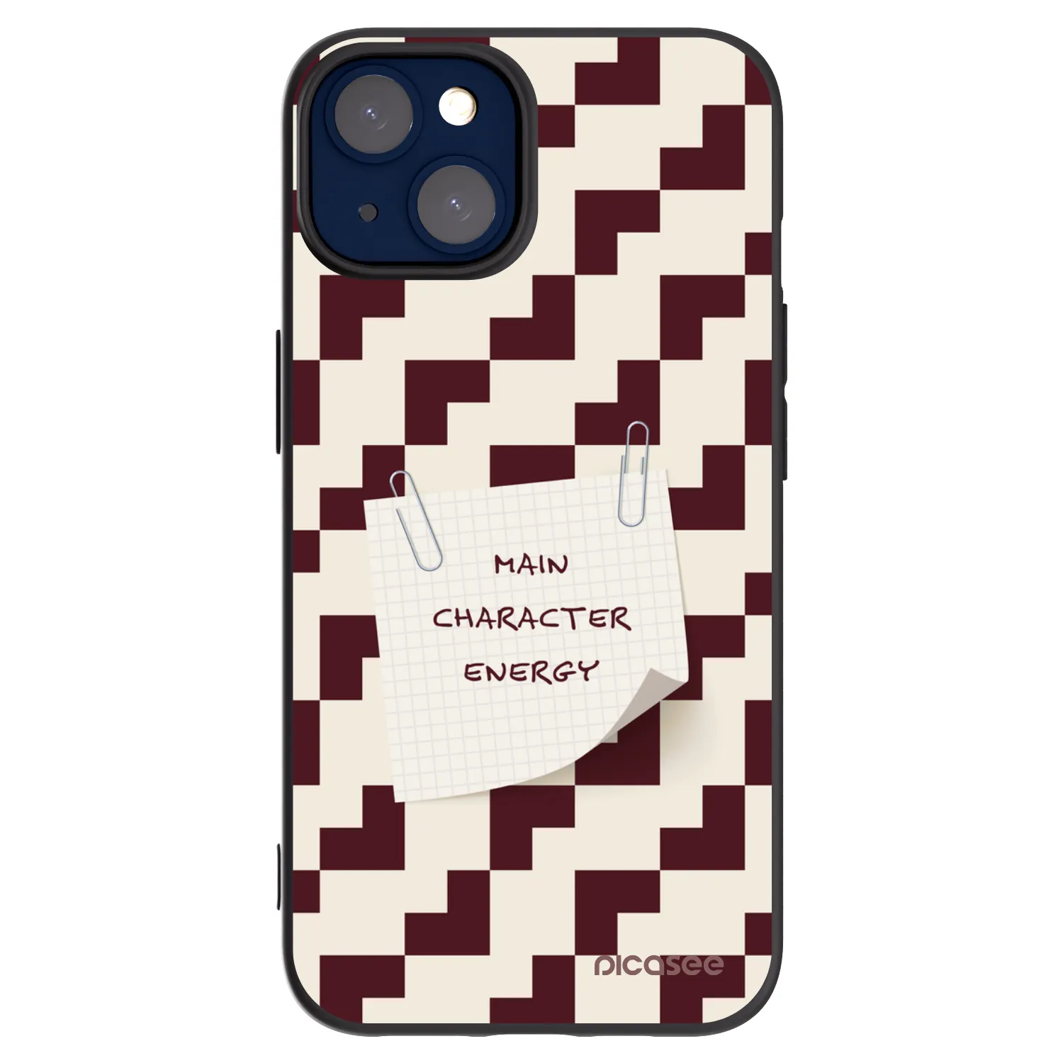 Picasee silikónový čierny obal pre Apple iPhone 14 - Lead Role