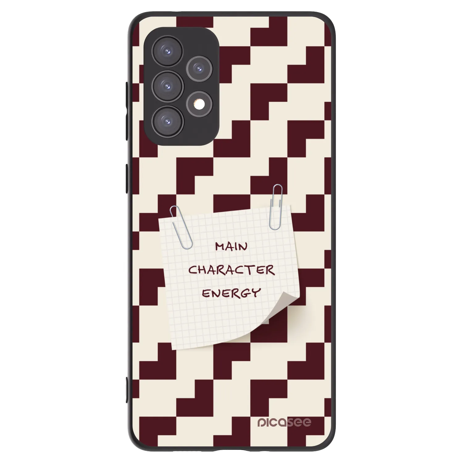 Picasee silikónový čierny obal pre Samsung Galaxy A73 5G - Lead Role