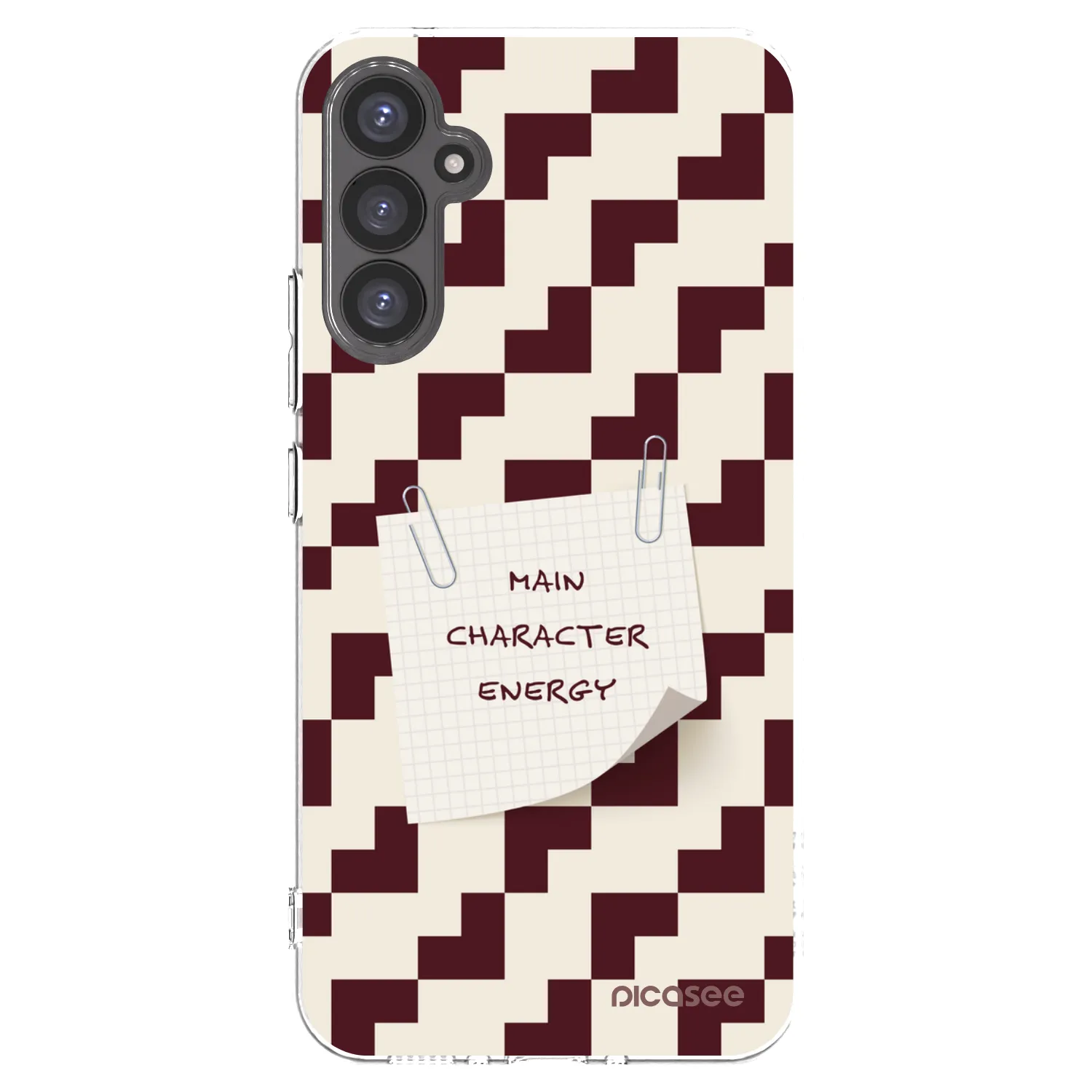 Picasee silikónový prehľadný obal pre Samsung Galaxy A34 5G A346B - Lead Role