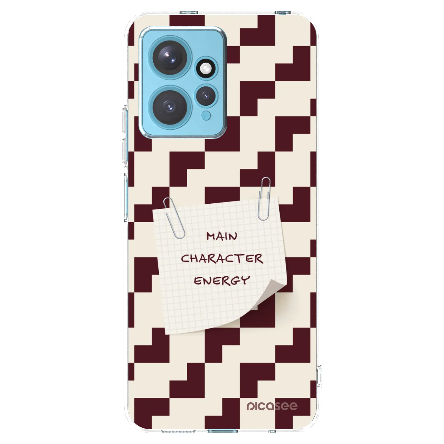 Picasee silikónový prehľadný obal pre Xiaomi Redmi Note 12 4G - Lead Role