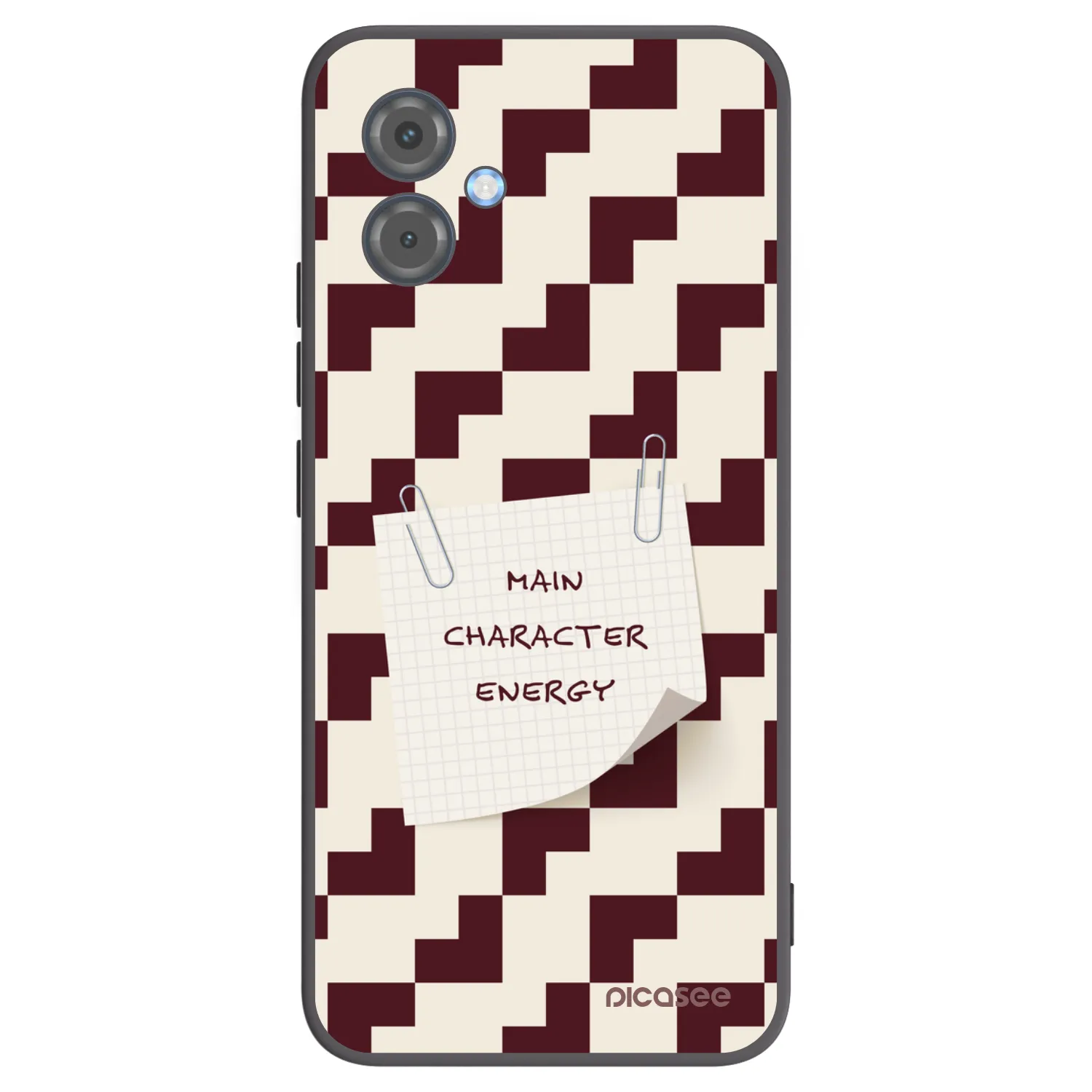 Picasee silikónový čierny obal pre Motorola Moto G14 - Lead Role