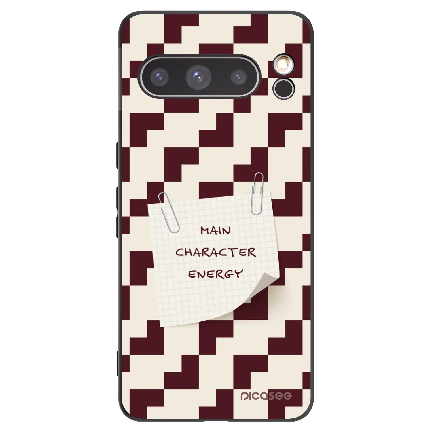 Picasee silikónový čierny obal pre Google Pixel 8 Pro - Lead Role