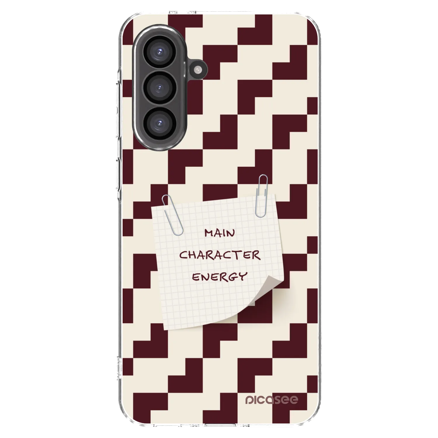Picasee silikónový prehľadný obal pre Samsung Galaxy A36 5G - Lead Role