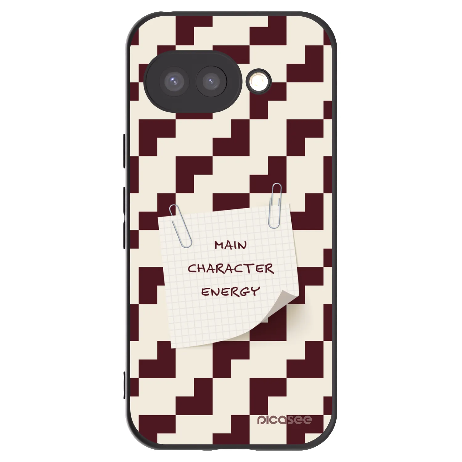 Picasee silikónový čierny obal pre Google Pixel 9a - Lead Role