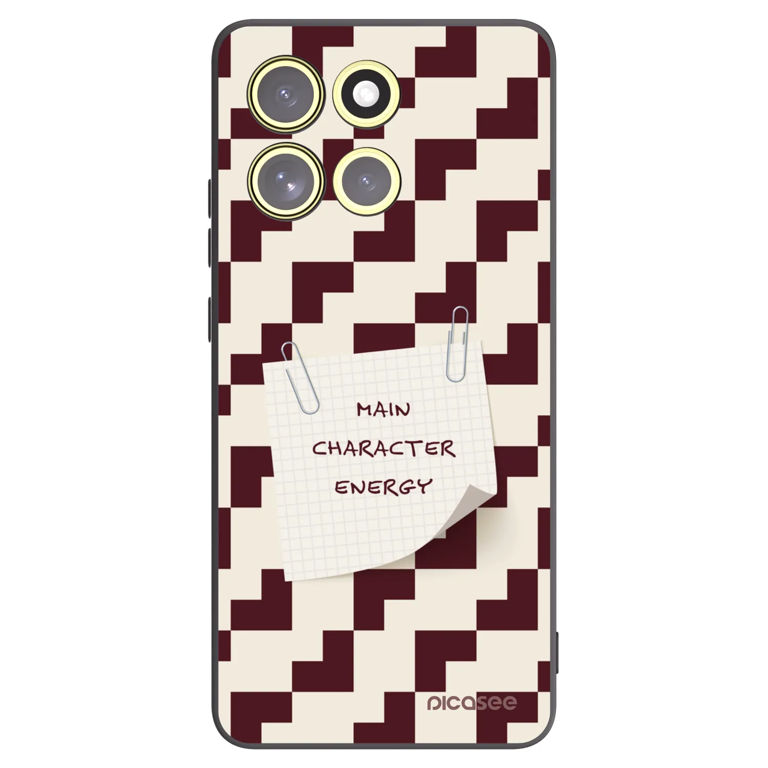 Picasee silikónový čierny obal pre Motorola Moto G86 Power 5G - Lead Role