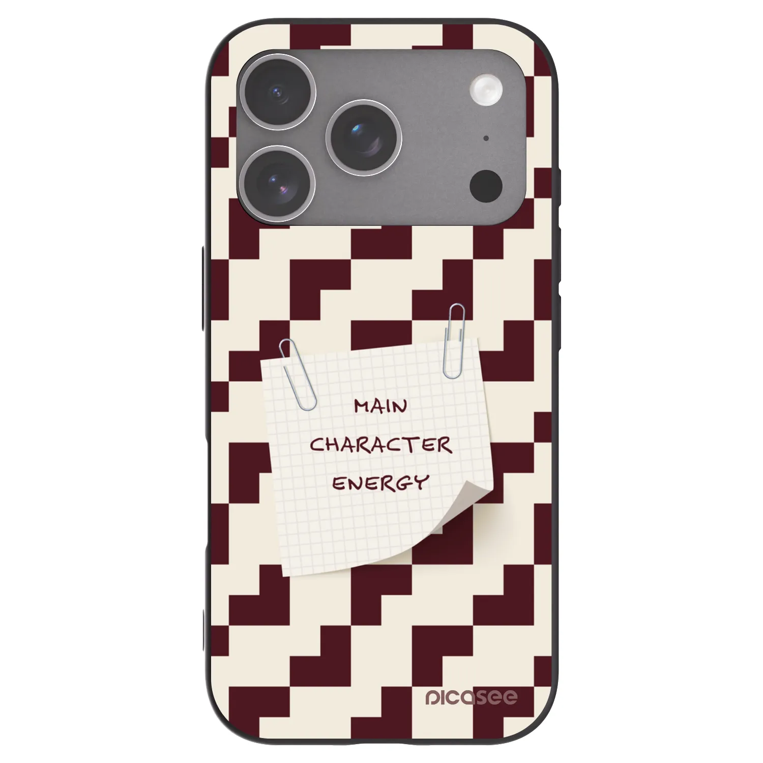 Picasee silikónový čierny obal pre Apple iPhone 18 Pro - Lead Role
