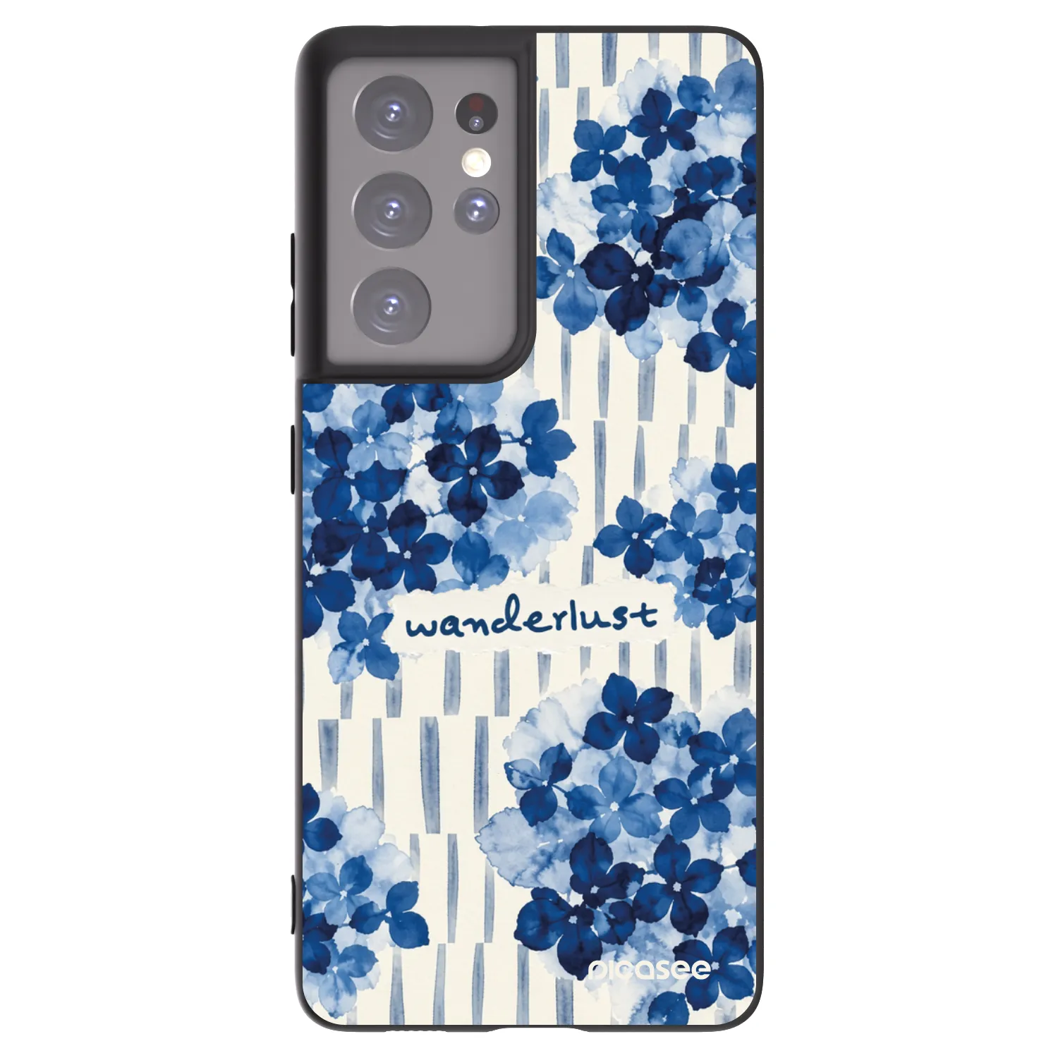 Picasee silikónový čierny obal pre Samsung Galaxy S21 Ultra 5G G998B - Azorea