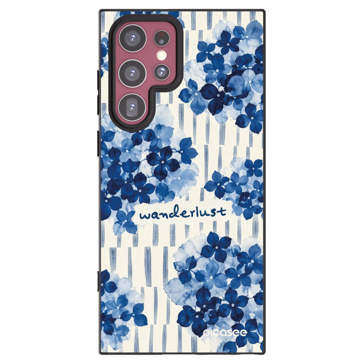 Picasee silikónový čierny obal pre Samsung Galaxy S22 Ultra 5G - Azorea
