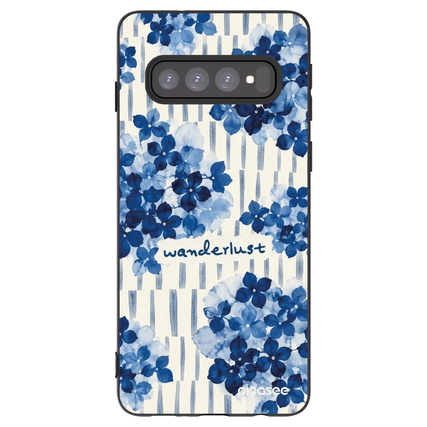 Picasee silikónový čierny obal pre Samsung Galaxy S10 G973 - Azorea