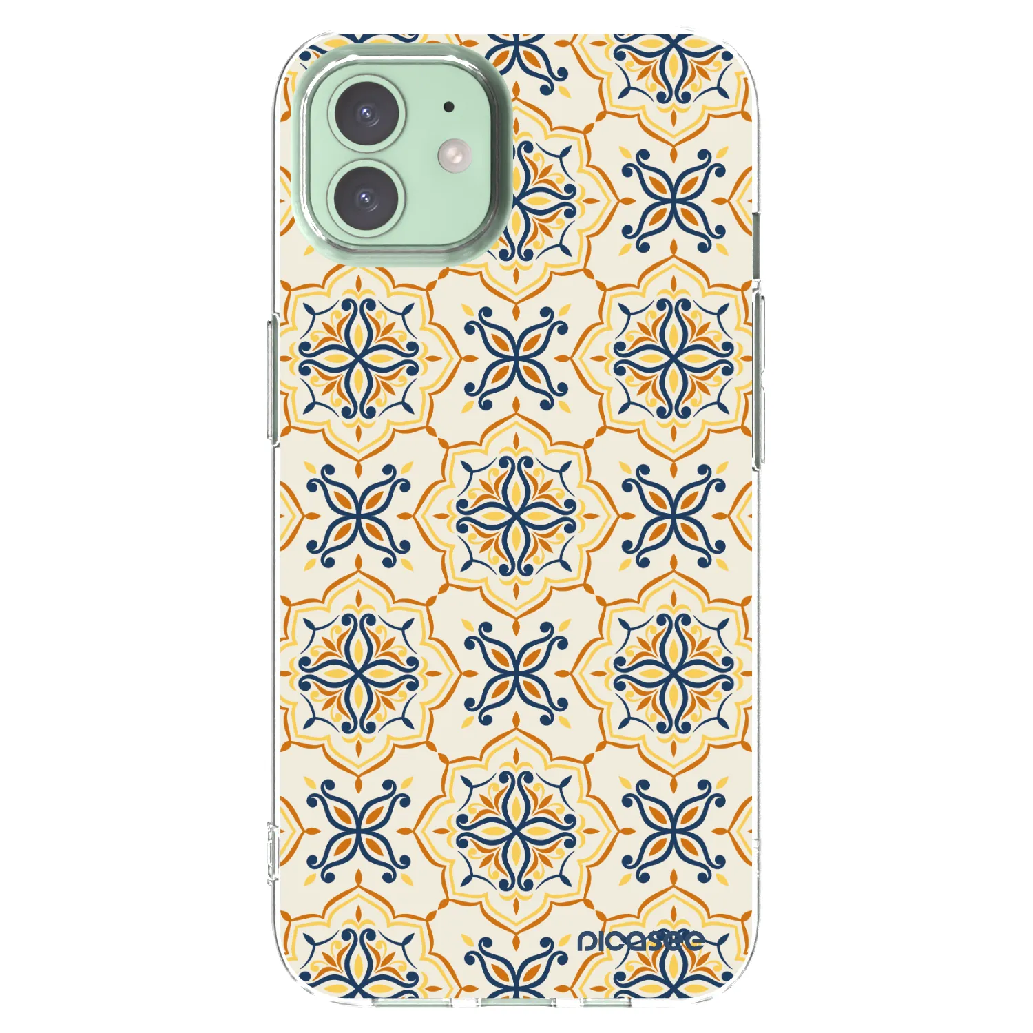 Picasee silikónový prehľadný obal pre Apple iPhone 12 - Majolica
