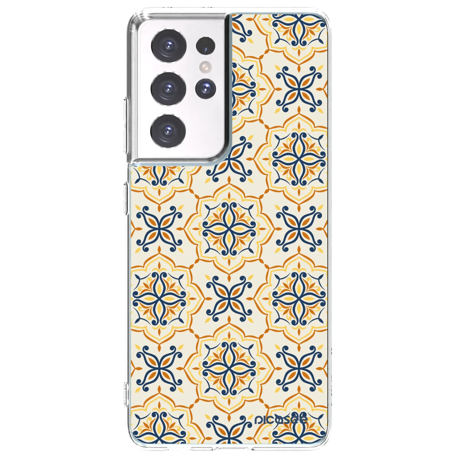 Picasee silikónový prehľadný obal pre Samsung Galaxy S21 Ultra 5G G998B - Majolica