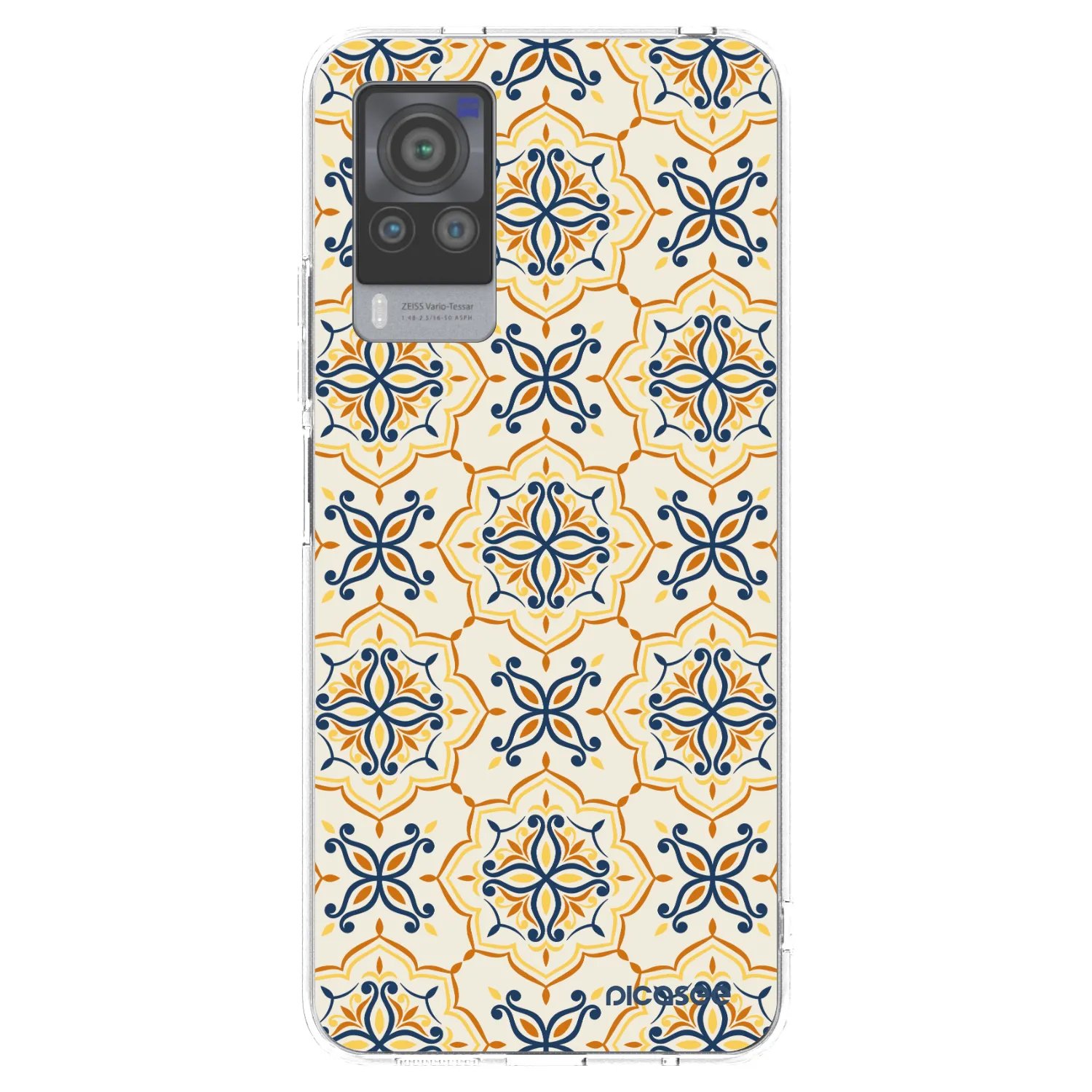 Picasee silikónový prehľadný obal pre Vivo X60 Pro 5G - Majolica