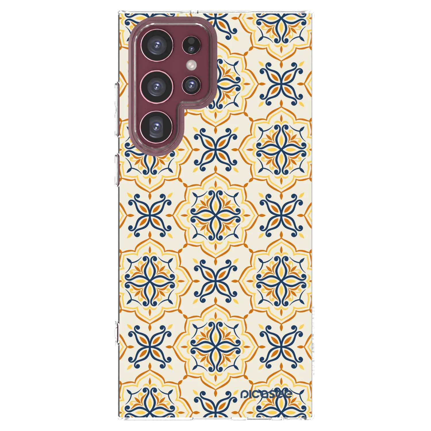 Picasee silikónový prehľadný obal pre Samsung Galaxy S22 Ultra 5G - Majolica