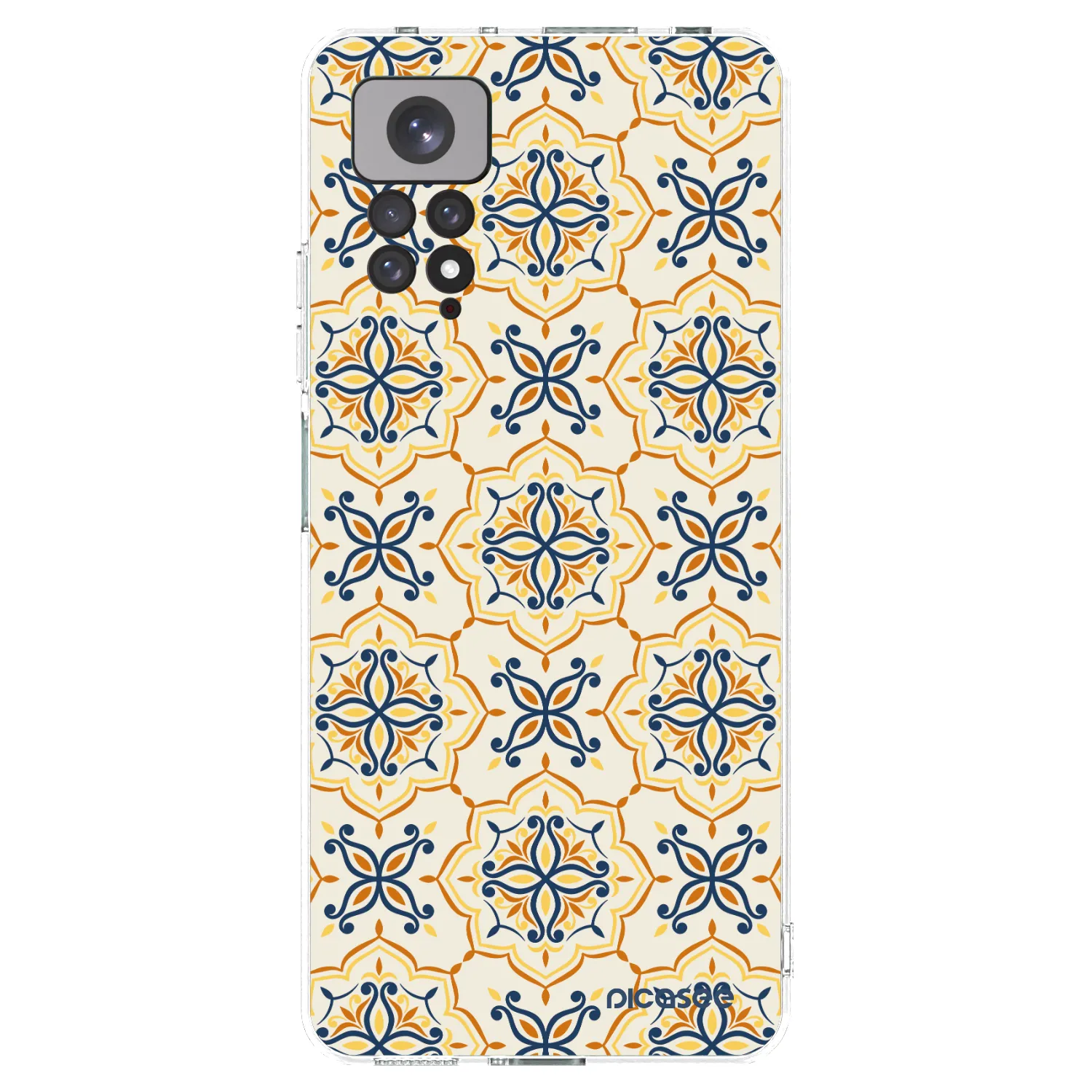 Picasee silikónový prehľadný obal pre Xiaomi Redmi Note 11 - Majolica