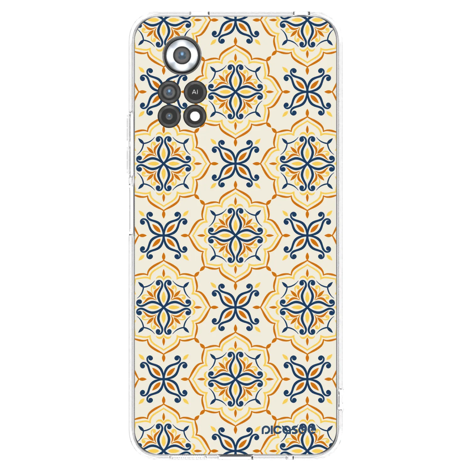 Picasee silikónový prehľadný obal pre Xiaomi Poco X4 Pro 5G - Majolica
