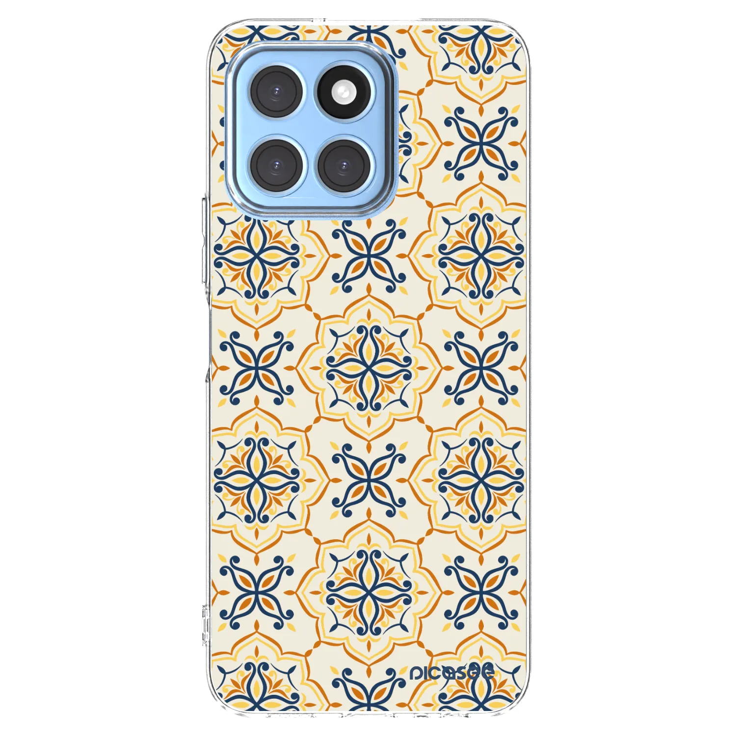 Picasee silikónový prehľadný obal pre Honor X8 5G - Majolica