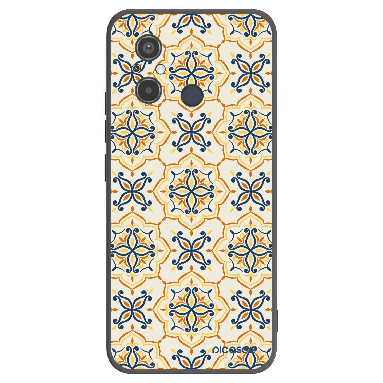 Picasee silikónový čierny obal pre Xiaomi Redmi 12C - Majolica