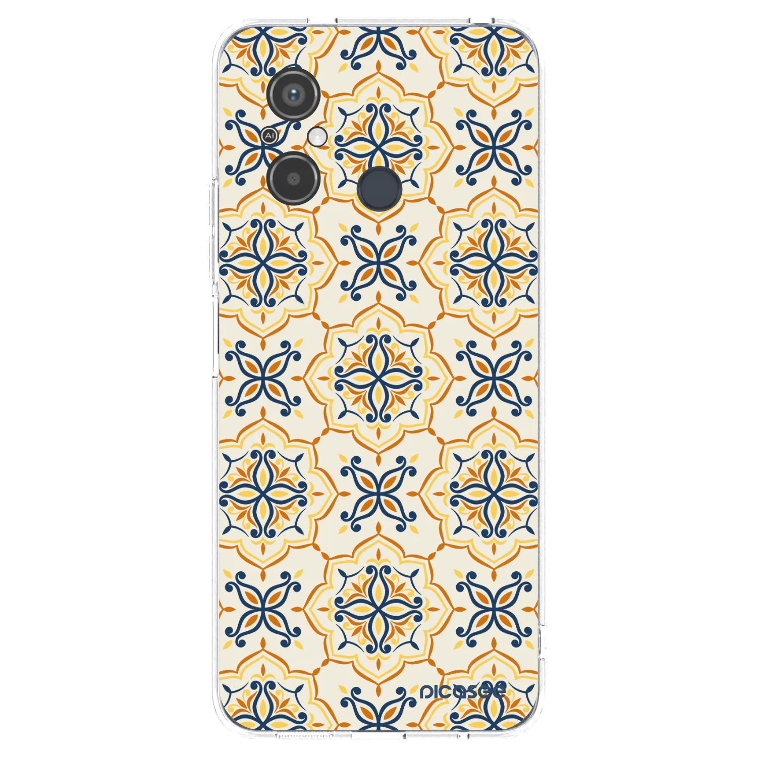 Picasee silikónový prehľadný obal pre Xiaomi Redmi 12C - Majolica