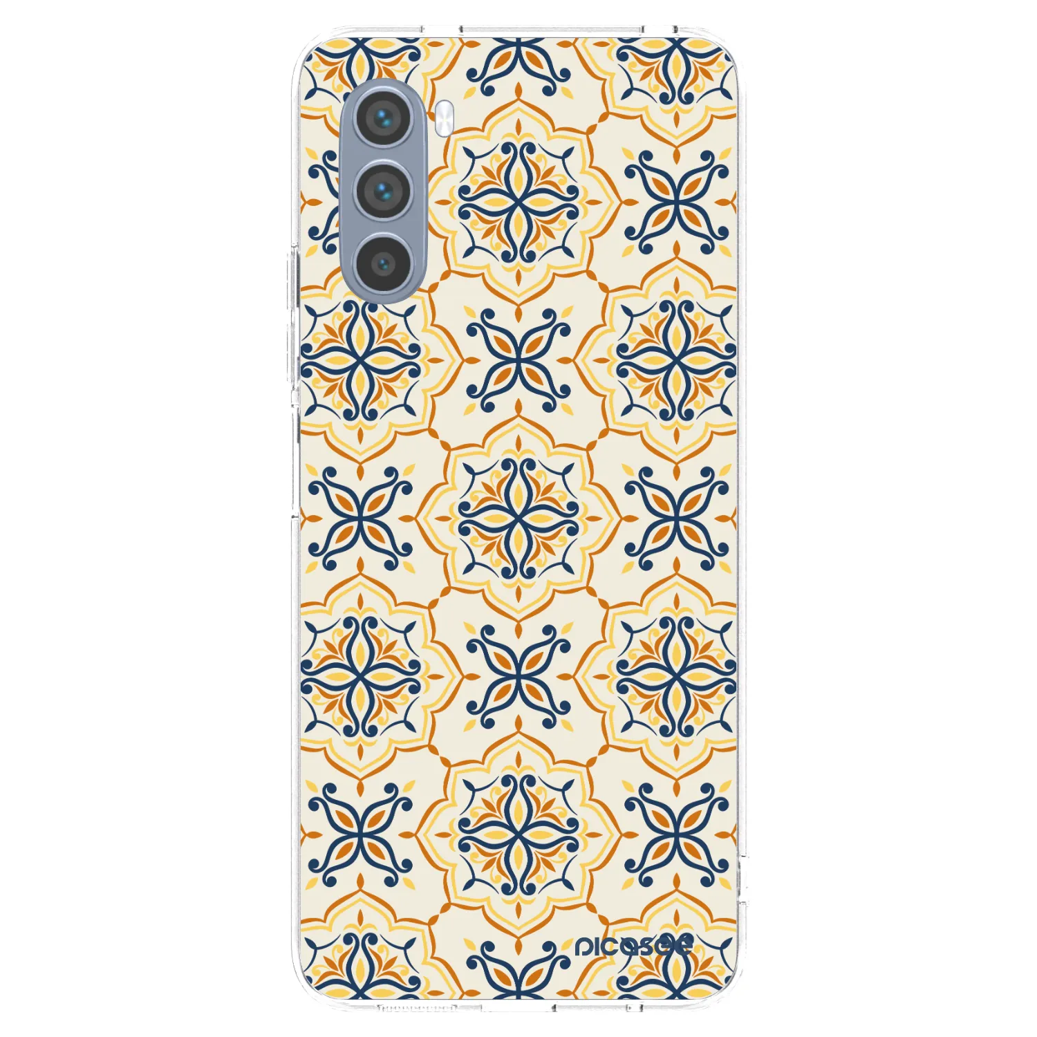 Picasee silikónový prehľadný obal pre Motorola Moto G62 - Majolica