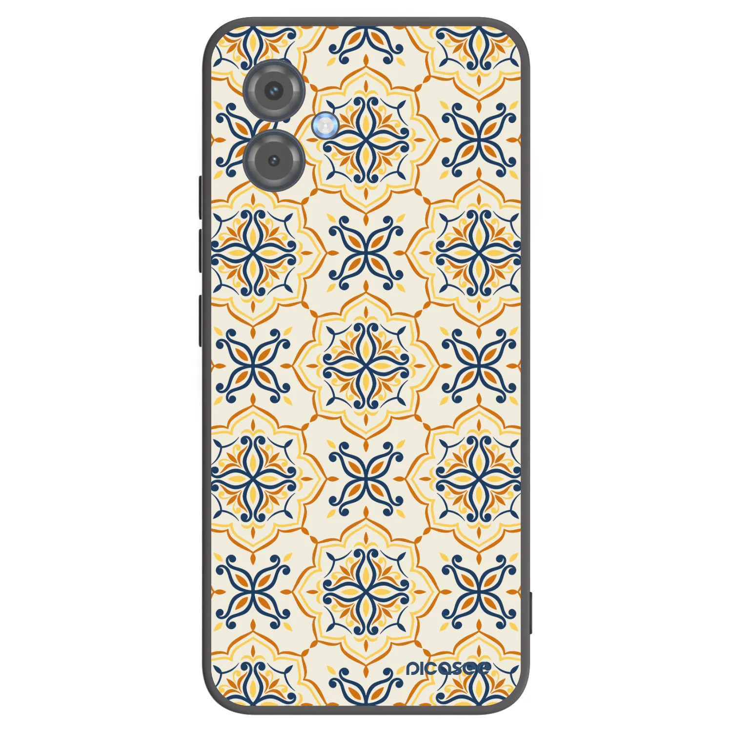 Picasee silikónový čierny obal pre Motorola Moto G14 - Majolica
