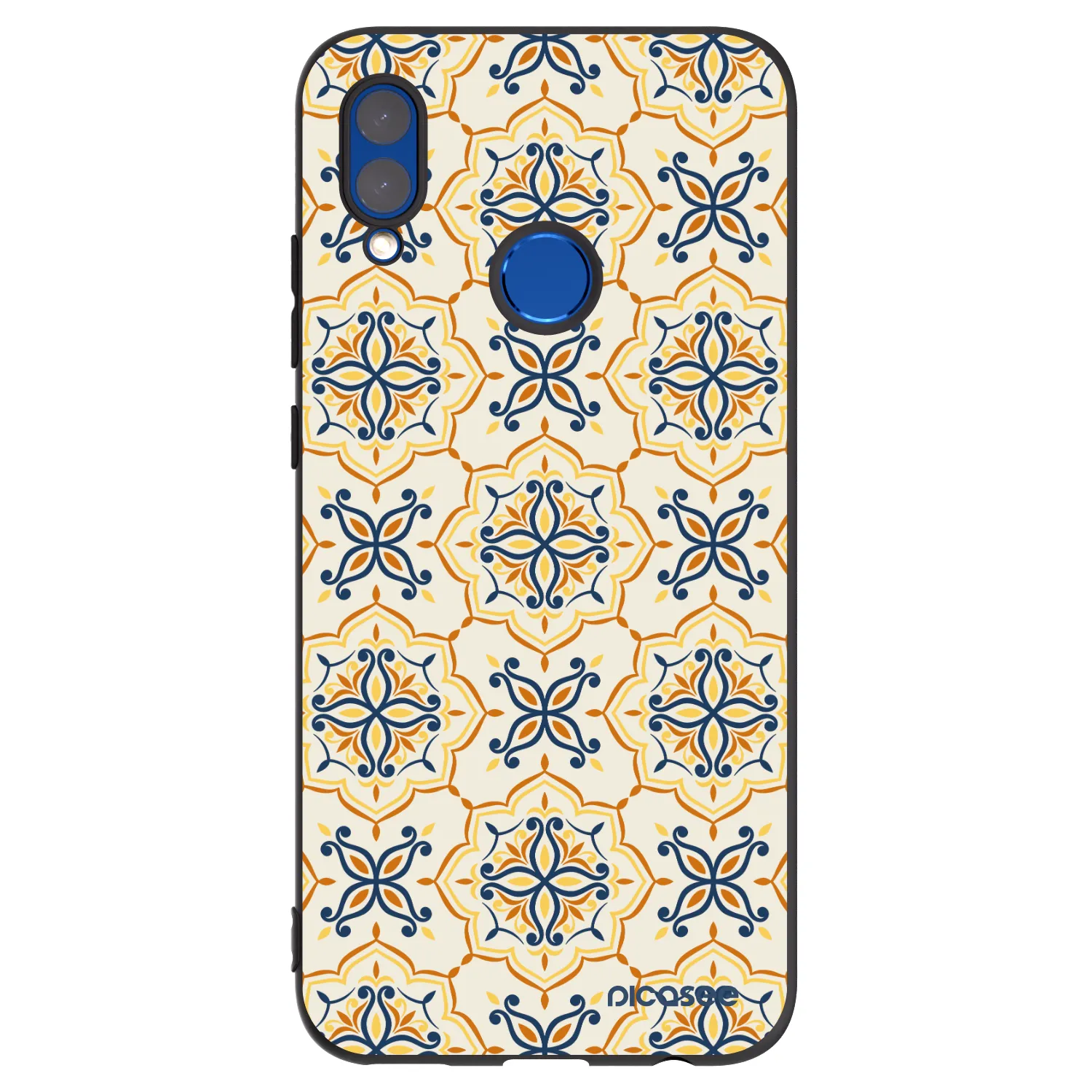 Picasee silikónový čierny obal pre Honor 10 Lite - Majolica