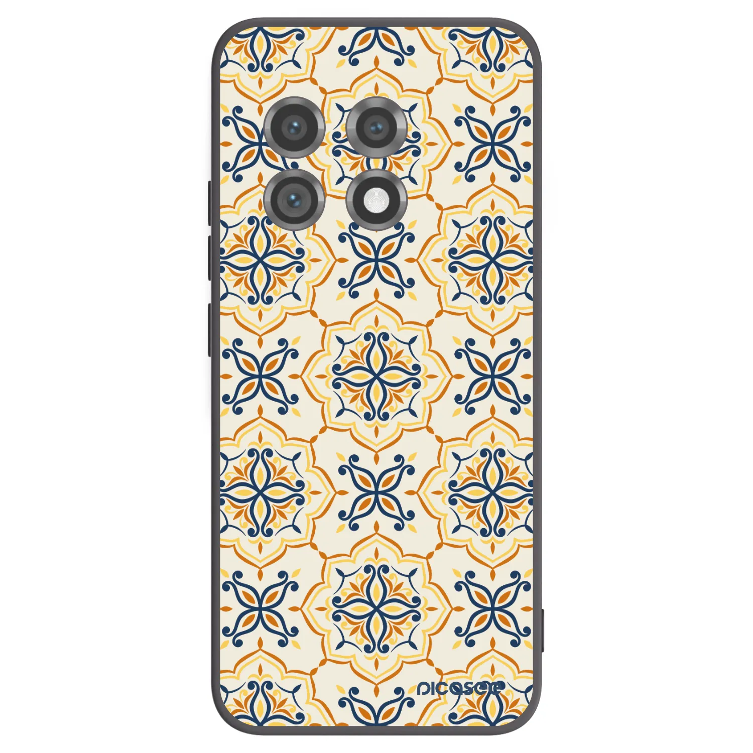 Picasee silikónový čierny obal pre OnePlus 11 5G - Majolica