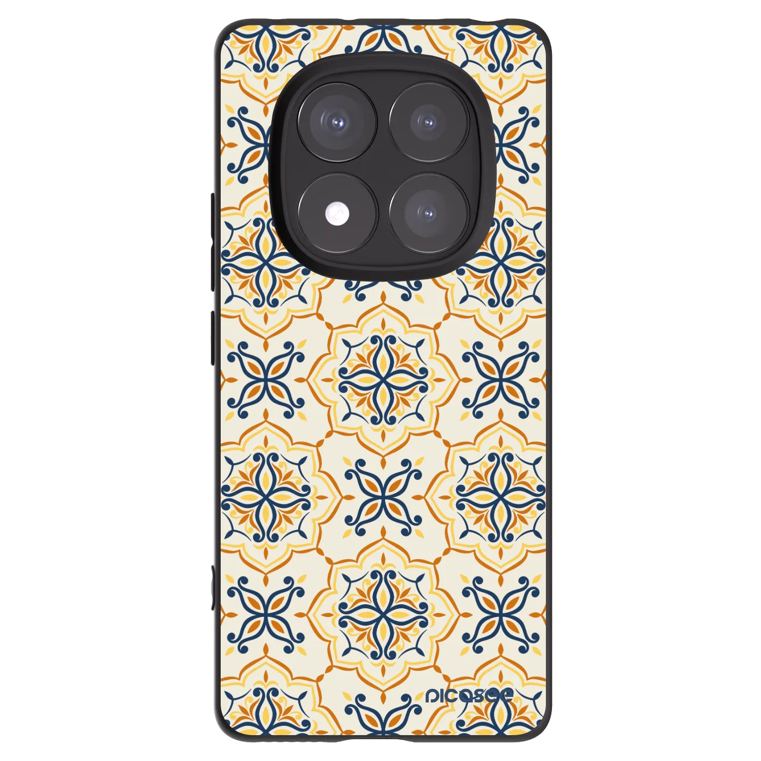 Picasee silikónový čierny obal pre Xiaomi Redmi Note 14 Pro+ 5G - Majolica