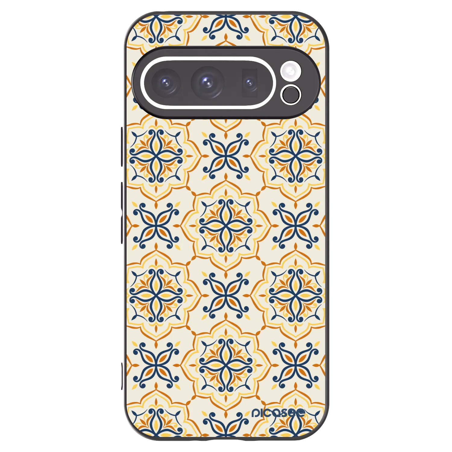 Picasee silikónový čierny obal pre Google Pixel 9 Pro - Majolica