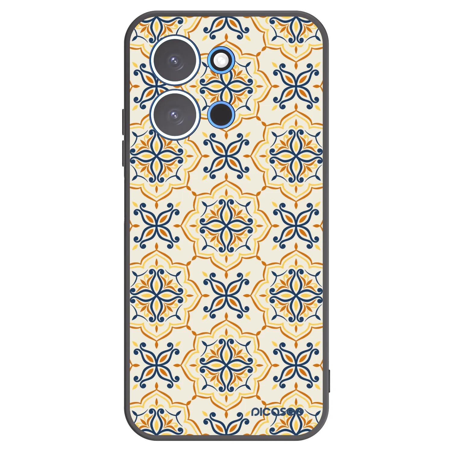 Picasee silikónový čierny obal pre Xiaomi Redmi 15C 4G - Majolica