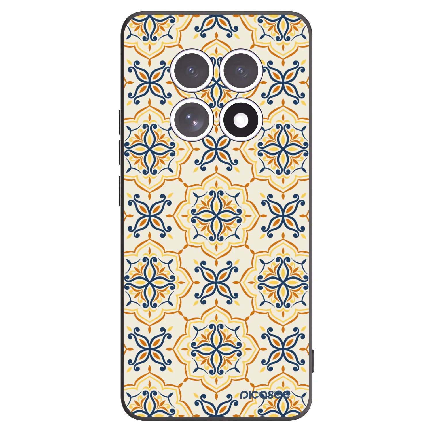 Picasee silikónový čierny obal pre Xiaomi Redmi Note 15 4G - Majolica