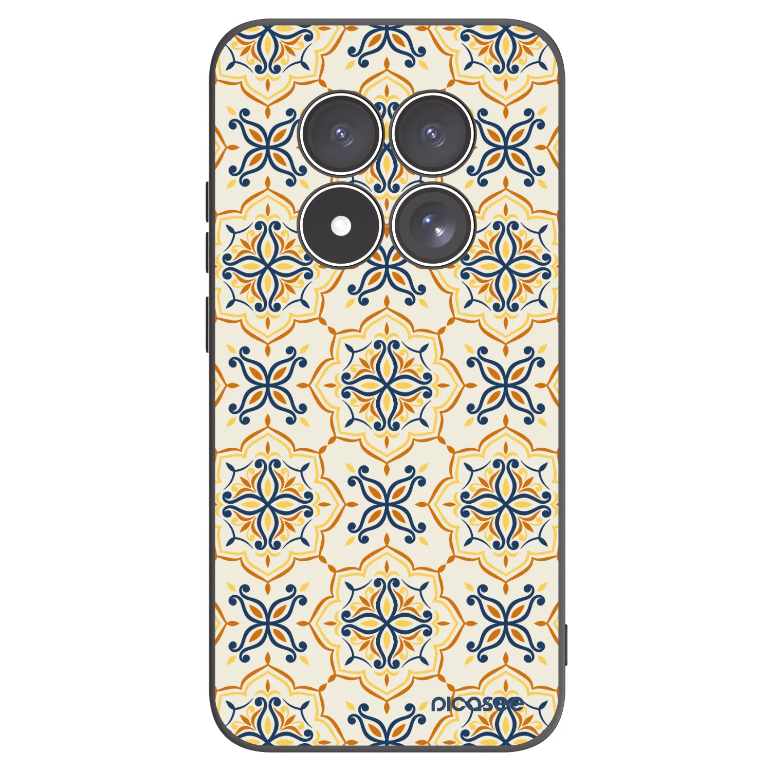 Picasee silikónový čierny obal pre Xiaomi Redmi Note 15 Pro 5G - Majolica