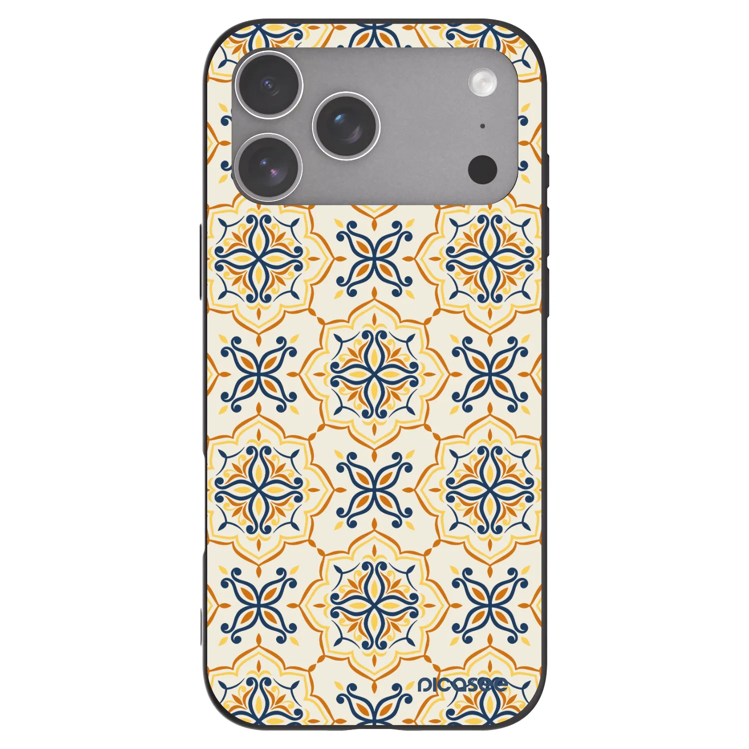 Picasee silikónový čierny obal pre Apple iPhone 18 Pro Max - Majolica