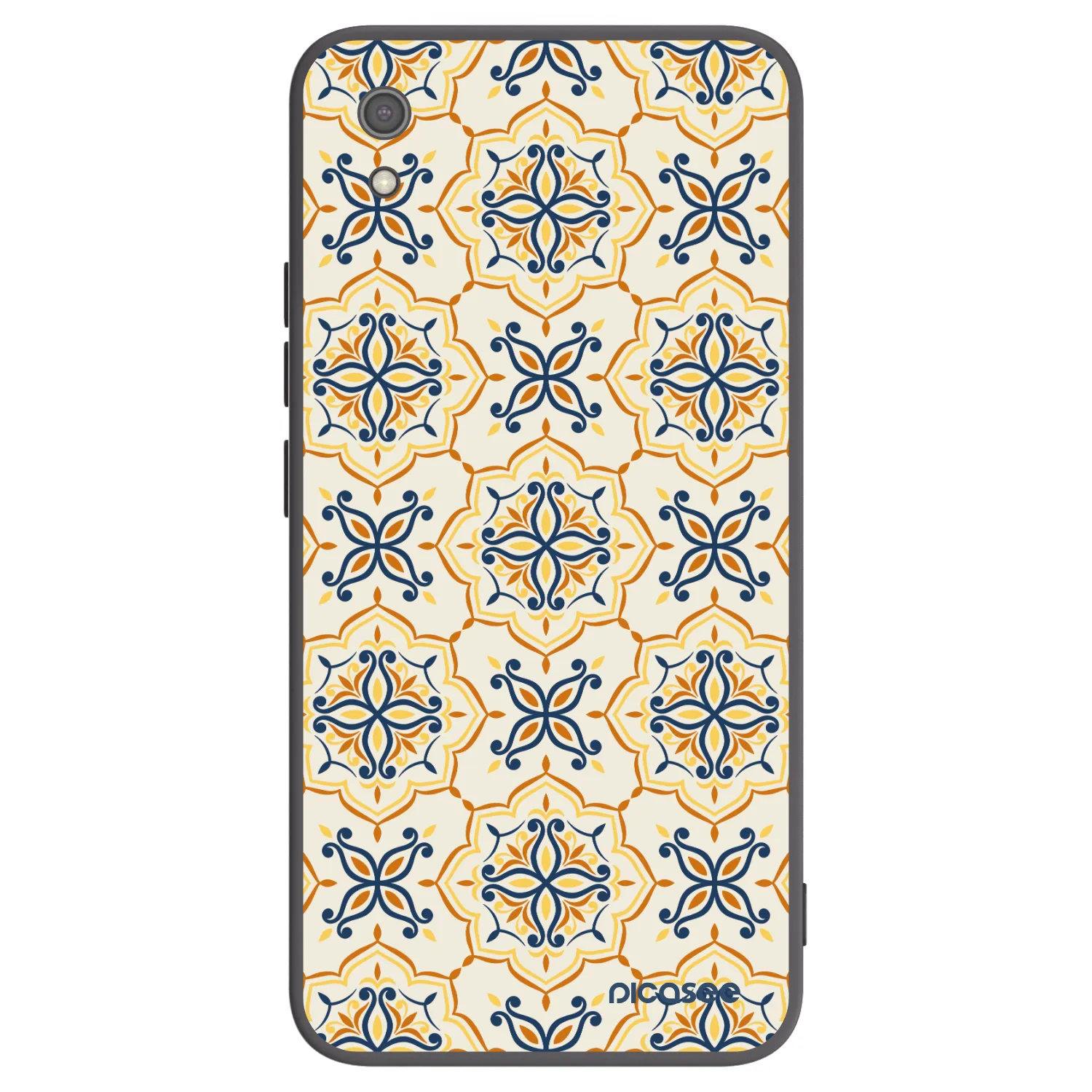 Picasee silikónový čierny obal pre Xiaomi Redmi 7A - Majolica