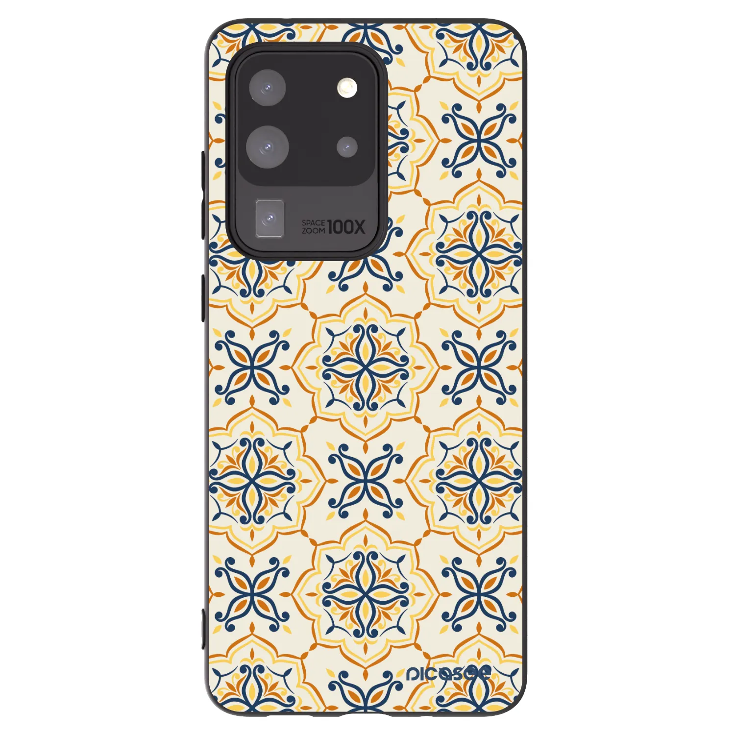 Picasee silikónový čierny obal pre Samsung Galaxy S20 Ultra 5G G988F - Majolica