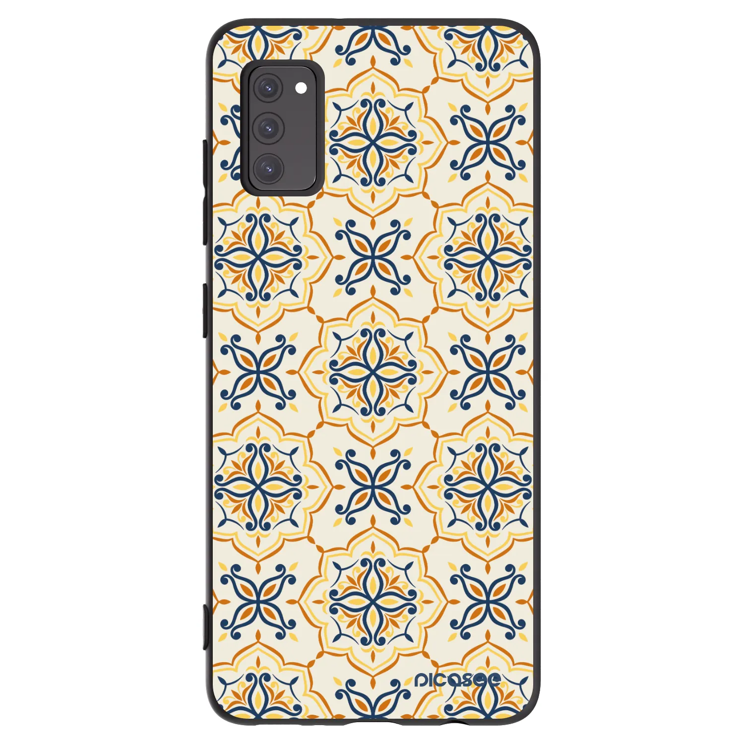 Picasee silikónový čierny obal pre Samsung Galaxy A41 A415F - Majolica
