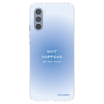 Picasee silikónový prehľadný obal pre Motorola Moto G62 - Oops Memo