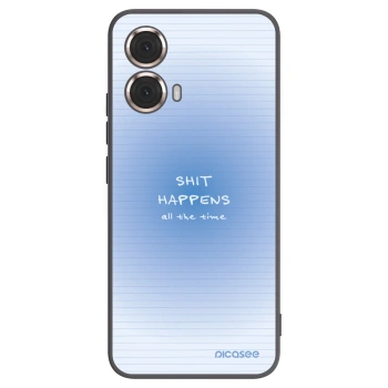 Picasee silikónový čierny obal pre Motorola Moto G85 - Oops Memo