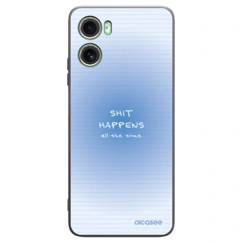 Picasee silikónový čierny obal pre Motorola Moto G06 - Oops Memo